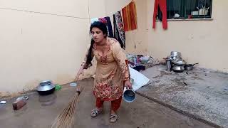 Village Girl Desi Cleaning Vlog Stani Housewife Daily Routine Work Village Life In Stan