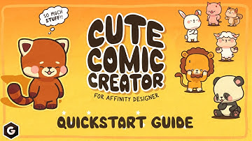 Cute Comic Creator for Affinity Designer - Quickstart Guide