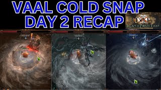 Its BOSSING TIME! Vaal Cold snap day2 POE Phrecia build progression Path of Exile