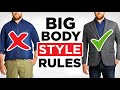 How To Dress Sharp Even If You Re FAT 21 Large Guy Style Tips
