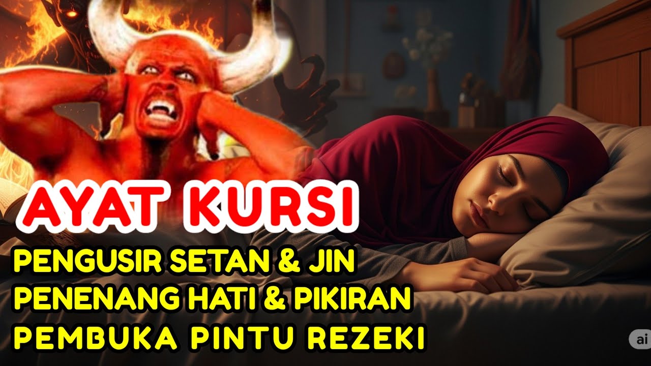 ayat kursi merdu pengantar tidur, ayat kursi pengusir setan dan jin, penenang hati dan pikiran 
