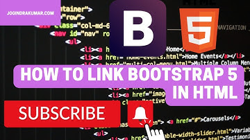 HOW TO LINK BOOTSTRAP 5 IN HTML #html #bootstrap #new