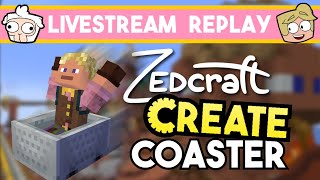 EPIC Create Mod Coaster!!! | Minecraft Zedcraft Community