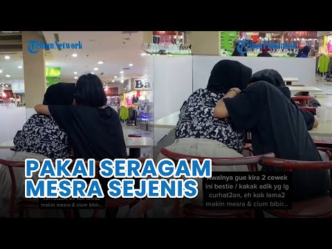 🔴 Diduga Pasangan Sesama Jenis Mesra-mesraan sampai Saling Cium di Mal Bogor, Pakai Seragam Sekolah