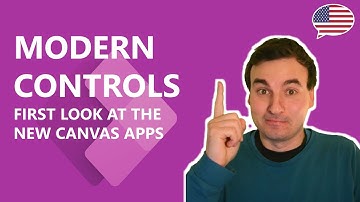 [PowerApps] MODERN CONTROLS - first look at the NEW Canvas Apps controls