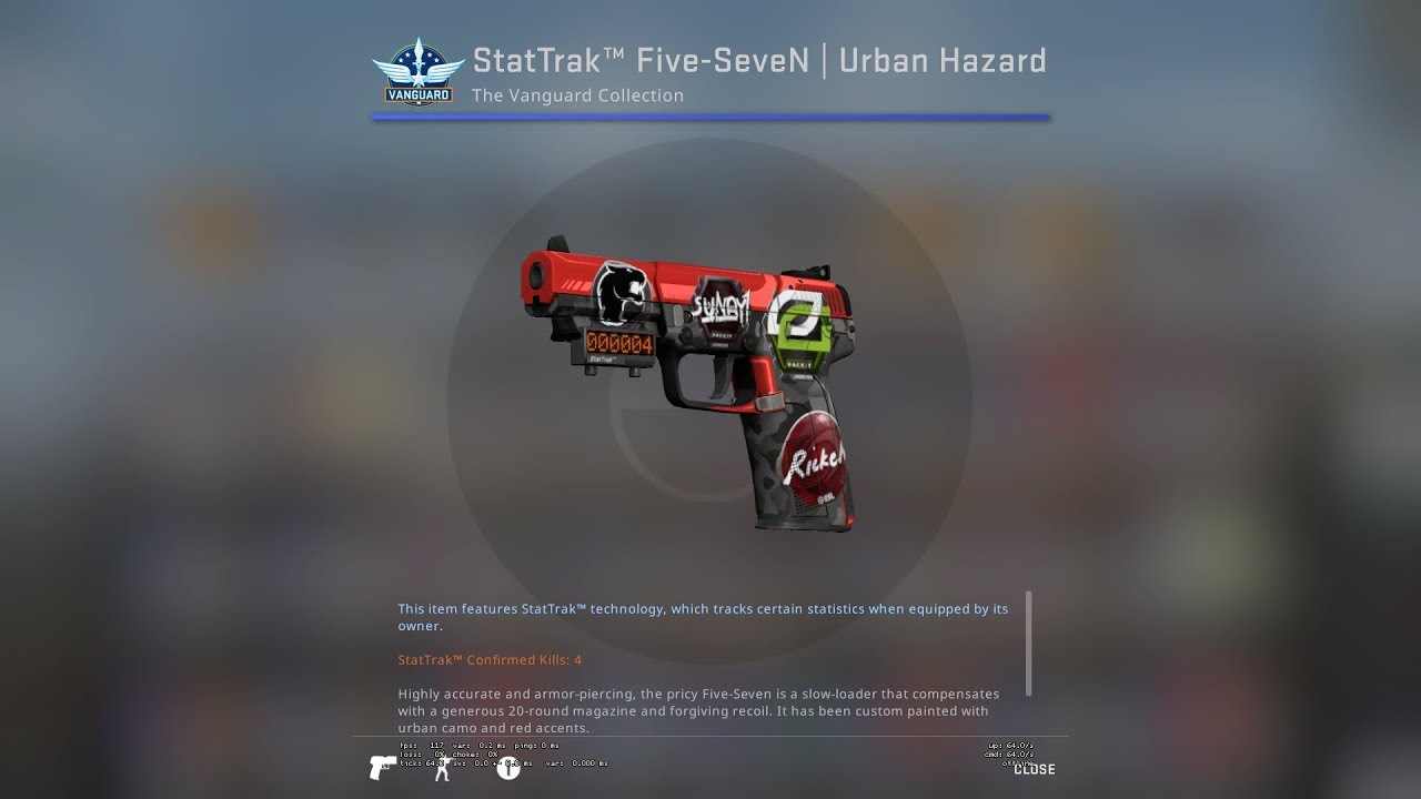 StatTrak™ Five-SeveN | Urban Hazard | Factory New | Skin Showcase CS:GO ...