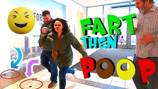 FARTING with more POOPING on the FLOOR!!! 💩 (Fart Prank)