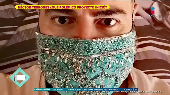 Diseador Hctor Terrones lanza lnea de cubrebocas d...