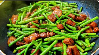 All time favorite Adobong Sitaw with Pork belly