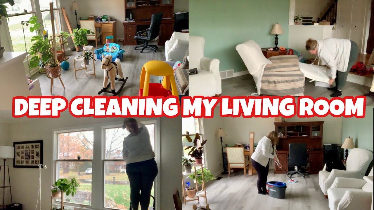 DEEP CLEAN AND TIDY UP MY LIVING ROOM- Cleaning motivation. Also moving ...