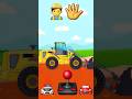 Bulldozer front loader compilation for the youngest |  Vehicles #shorts