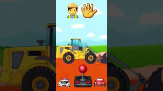 Bulldozer front loader compilation for the youngest |  Vehicles #shorts