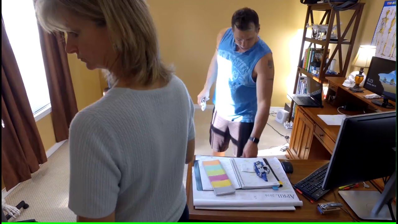 4K Time Lapse - Cleaning the office and clouds