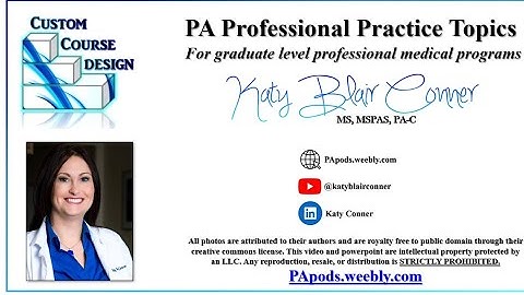 PA Professional Review PODs Video Part 1 PANCE PANRE Didactic