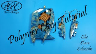 Polymer Clay Tutorial Abstract Pendant