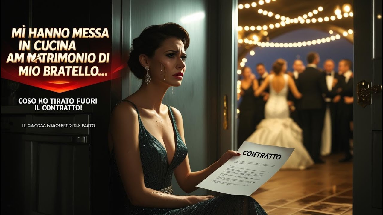 Mi Hanno Messa in Cucina al Matrimonio di Mio Fratello…Così ho Tirato Fuori il Contratto