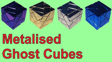 Metalised Ghost Cubes puzzles  (Unboxing & First look)