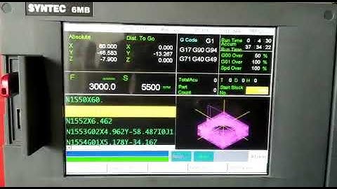 CNC Machine with Syntec Controller