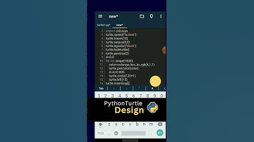 Crazy python turtle graphics 😋😎😍😘#coding #python @rktsir