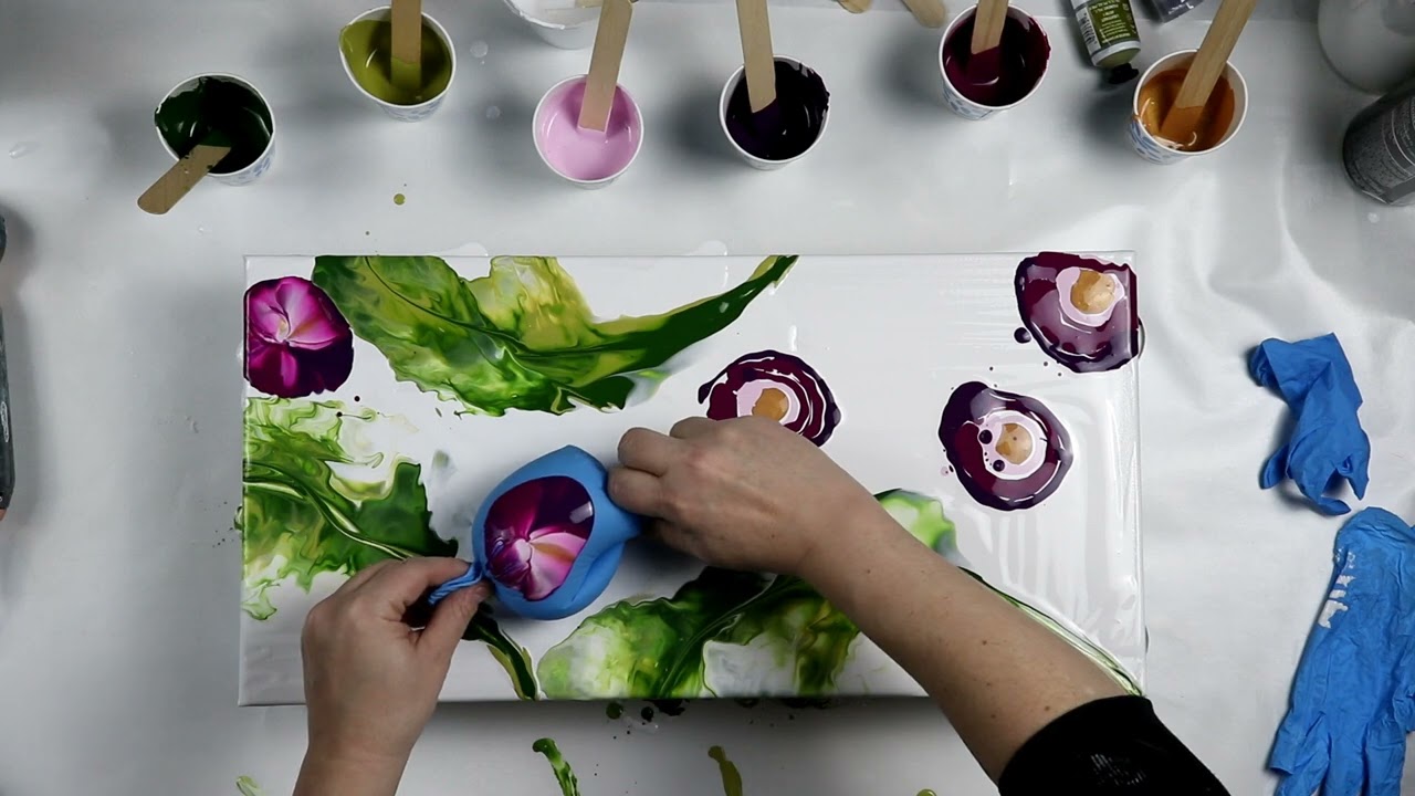 (902) *AMAZING* Results with Mixing Techniques, New Acrylic Pour Painting