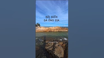 Nước trong veo tại bãi biển Đá Ông Địa Phan Thiết #phanthietchill  #dulichphanthiet #phanthiet