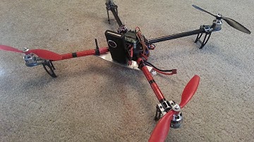 Quadcopter KK2.0 v1.5 very windy