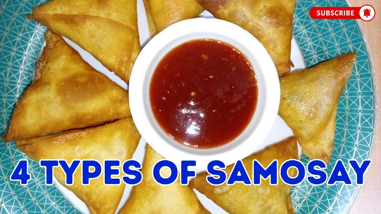 4 Types of Samosay | Crispy & Tasty Samosa Recipes | Perfect for Iftar & Tea Time #4TypesOfSamosay