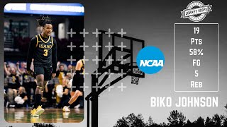 Biko Johnson Leads Idaho Vandals with 19 PTS 🔥 | 58% FG vs Montana State