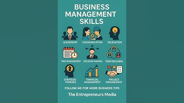 9 Powerful Business Management Skills to Grow Your Business | The Entrepreneurs Media #business