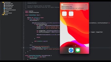 User Notification using SwiftUI