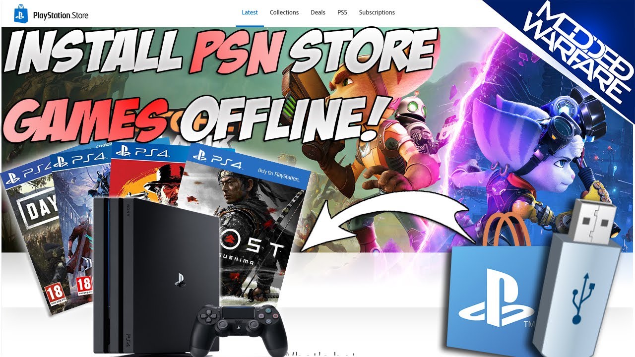 Installing PSN Store Content Offline via USB 