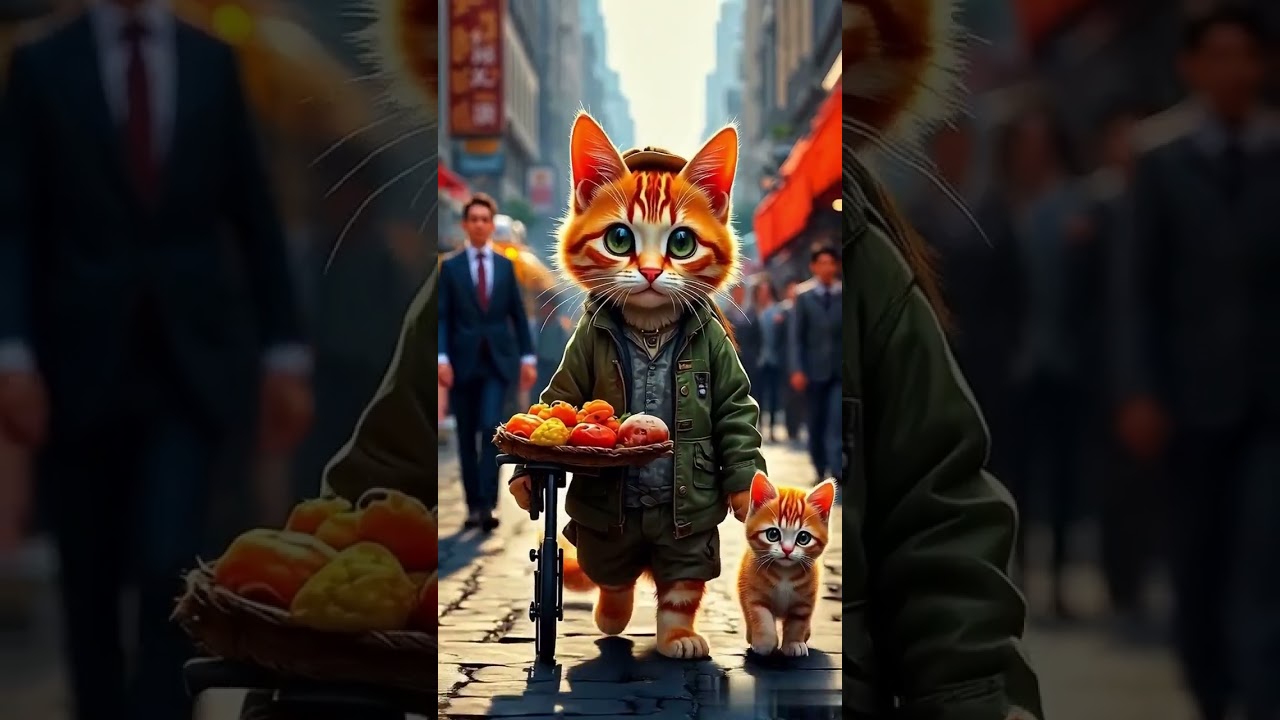 Selling Sweets in the city #cat #kucing