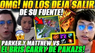 😱BRISTLEBACK CARRY de PAKAZS contra MATTHEW y PARKER en la LIGA DOTERA!😱