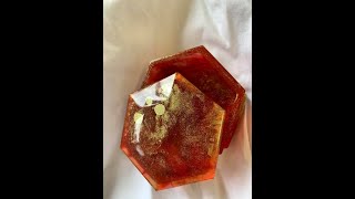 Watch me resin:  Pouring and demoulding valentines trinket box