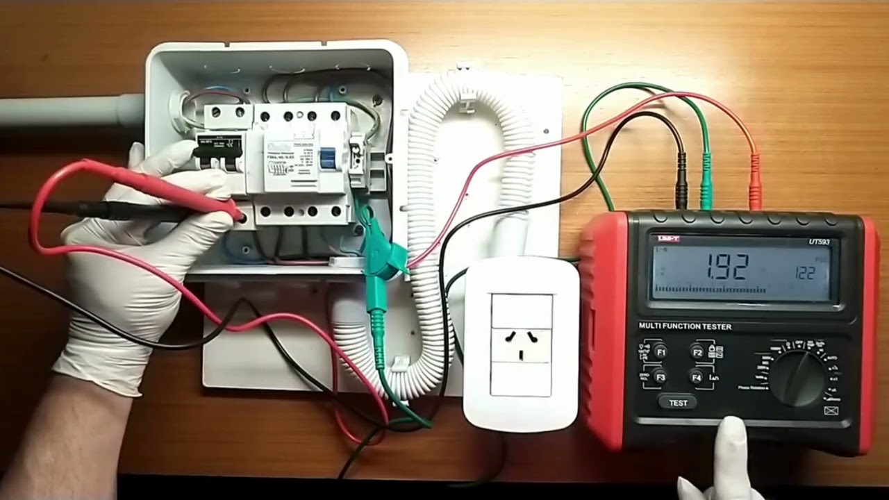 Uni-t UT593 ensayo impedancia de linea y su ICC en la vivienda de atras  !!!