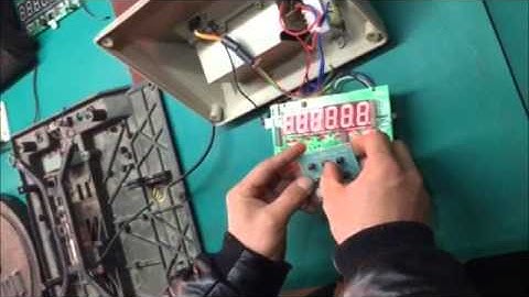 Calibration of Yaohua T6 indicator