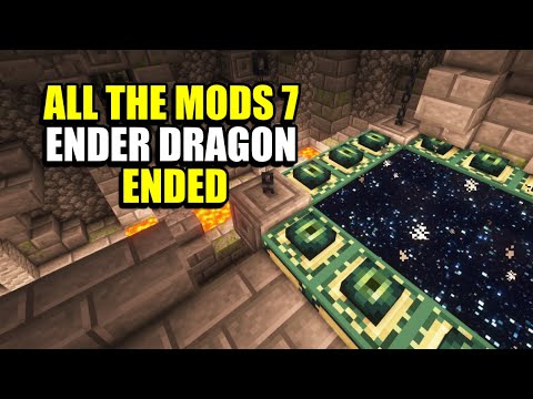 Ep39 Ender Dragon Ended - Minecraft All The Mods 7 Modpack