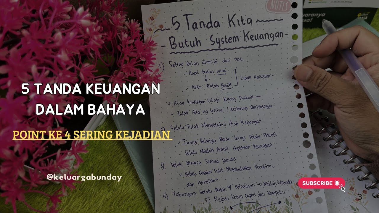 5 TANDA KEUANGAN MU DALAM BAHAYA || Keuangan butuh system #tips #financialfreedom #thr 