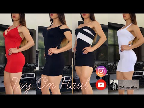 Try On Haul Short Dresses ||  ||  Prueba de vestidos cortos.  #tryOnHaul. YohansexyFit.