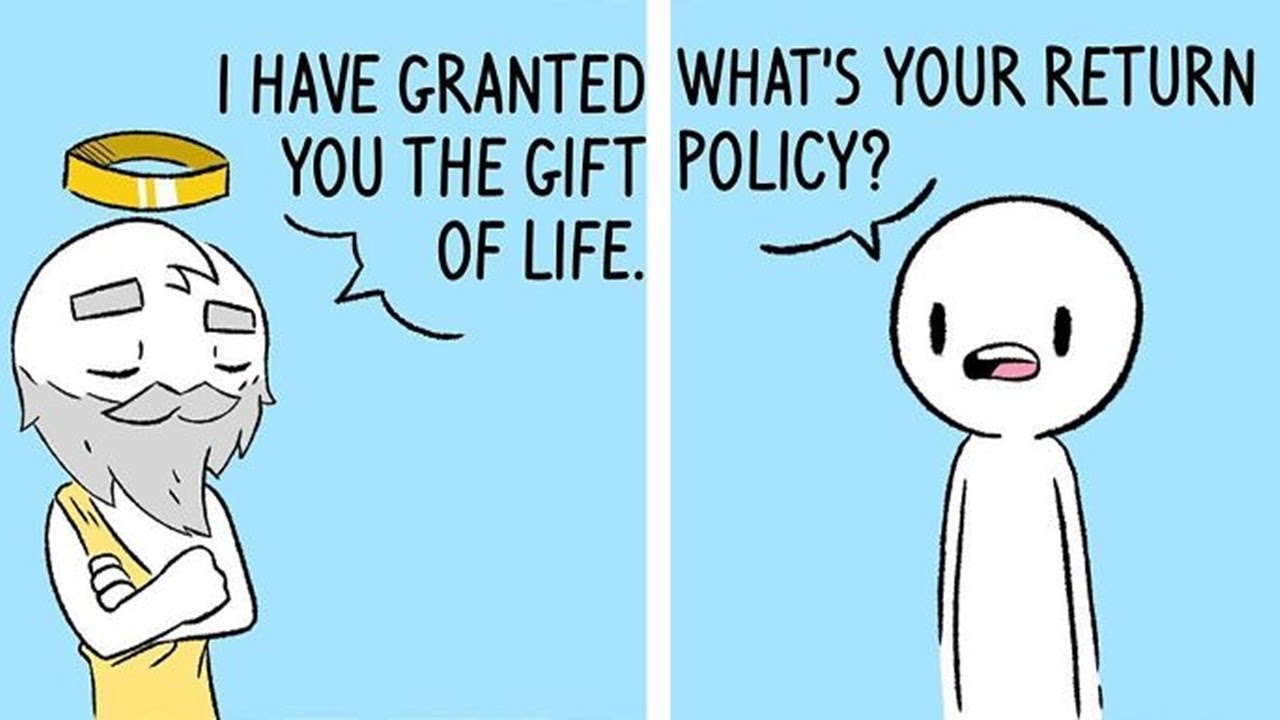 Funny Comics About Situations In The Daily Life Of The Afterlife