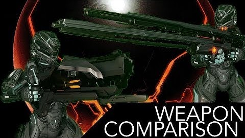 Halo 5 - Binary Rifle vs Sentinel Beam (Weapon Comparison)