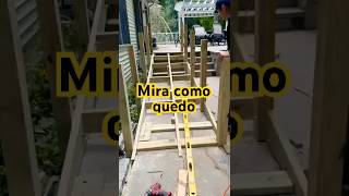 “Construimos una rampa de madera firme y segura ♿ | Los pequeños detalles marcan la diferencia”