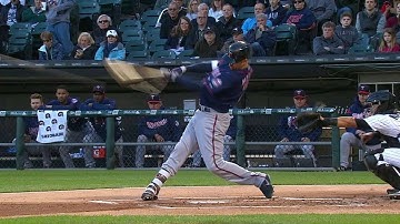 MIN@CWS: Mauer serves an RBI single to left-center