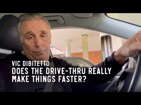 Does the drive-thru really make things faster?