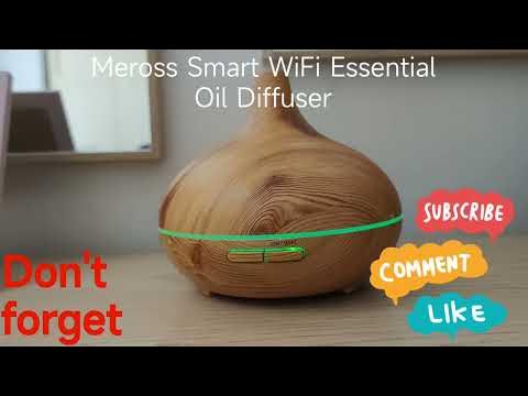 Meross WiFi Humidificador Ultrasónico Inteligente Compatible con HomeKit  Alexa y Google Home, 400ml Difusor de Aceites