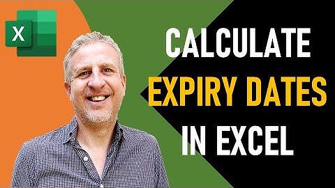 Calculate Expiry Date with Excel Formula | or Calculate Maturity Date in Excel