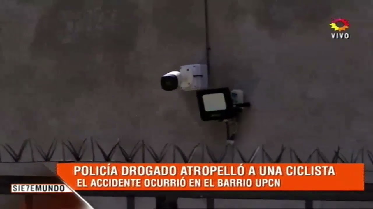 Un policía drogado atropelló a un ciclista