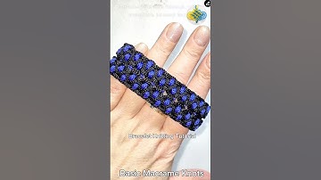 Bracelet Knitting Tutorial. #shorts #macrametutorial #howto #craftideas