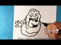 How to Draw Silmer from Ghostbusters - Halloween Drawings