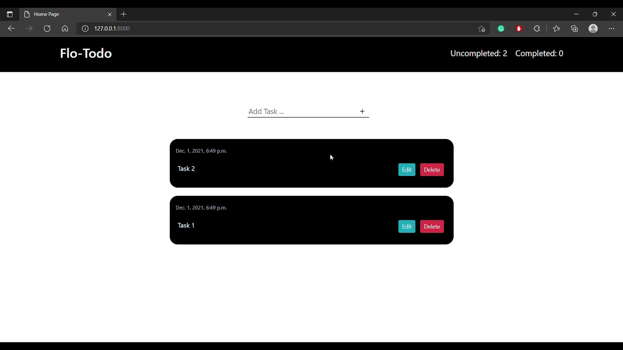 Task Manager (Django) + (SQL) CS50 - YouTube